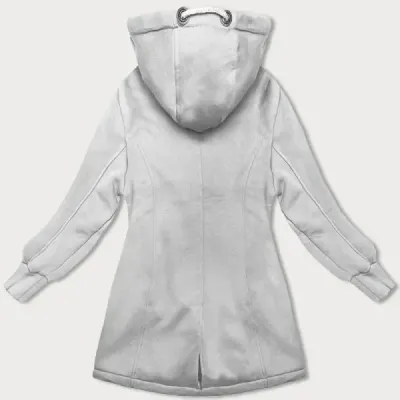 Dámská mikina MODA675A světle šedá Dámská mikina MODA675A světle šedá