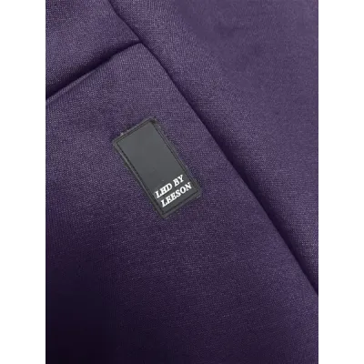 Dlouha dámská mikina MODA332A fialova