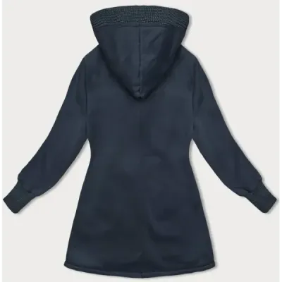 Dlouha dámská mikina MODA321A tmavě modrá