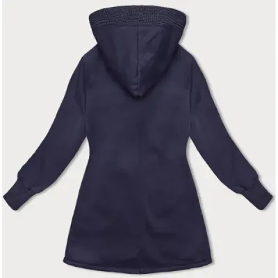 Dlouha dámská mikina MODA321A fialova
