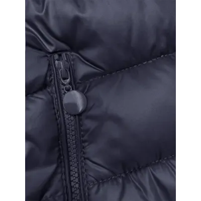 Prošívaná dámská zimní bunda MODA2075 tmavě modrá