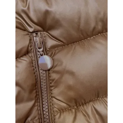 Prošívaná dámská zimní bunda MODA2075 hnědá