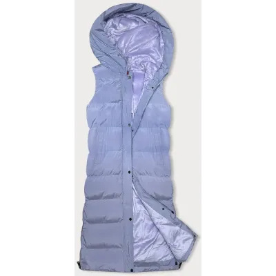 Dámská tlustá vesta MODA008 šedo fialová
