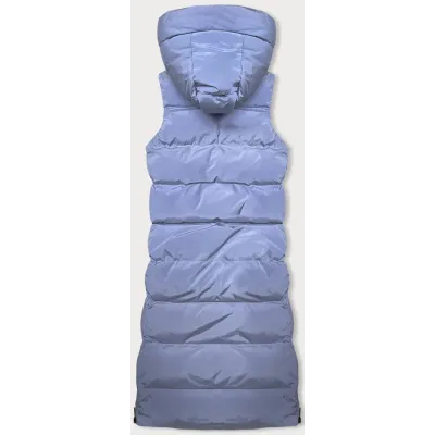Dámská tlustá vesta MODA008 šedo fialová