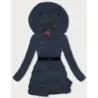 Dámská zimní bunda MODA007 tmavě modrá