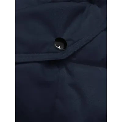 Dámská zimní bunda MODA007 tmavě modrá