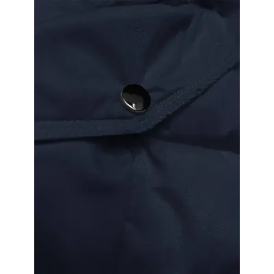 Dámská zimní bunda MODA007 tmavě modrá