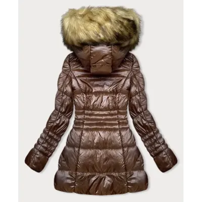 Dámská bunda MODA052 hnědá