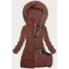 Dámská zimní bunda MODA231 cihlová
