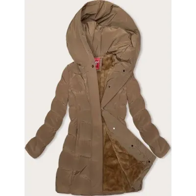 Dámská zimní bunda MODA023 hnědá