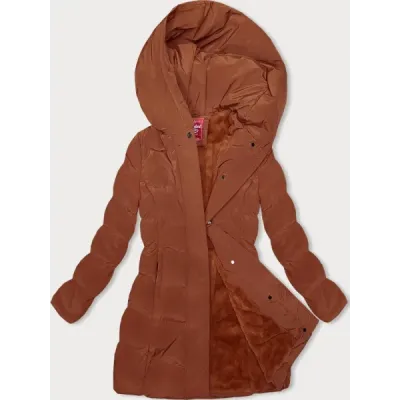 Dámská zimní bunda MODA023 cihlová