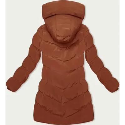 Dámská zimní bunda MODA023 cihlová