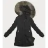 Dámská zimní bunda s kapucí MODA3015 černá