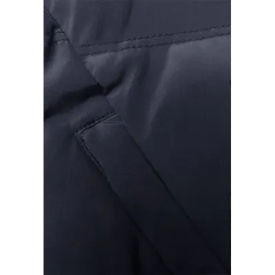 Dámská vesta s límcem i kapucí MODA011 tmavě modrá