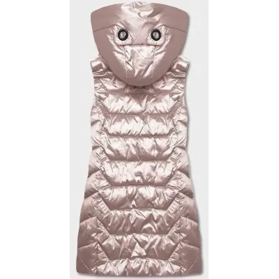 Dámská vesta MODA8107 perlově růžová