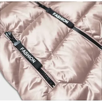 Dámská vesta MODA8107 perlově růžová