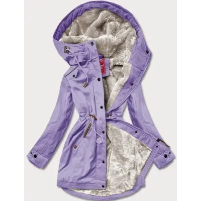 Dámská zimní bunda parka MODA2M21A93 fialova