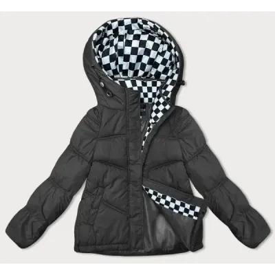 Volnější dámská bunda MODA8118 černá