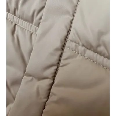 Volnější dámská bunda MODA8118 béžová