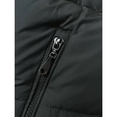 Krátká dámská vesta s kapucí MODA9091 army