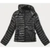 Prošívaná dámská přechodná bunda MODA9108 černá