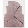 Dámská vesta s límcem MODA3150 růžová