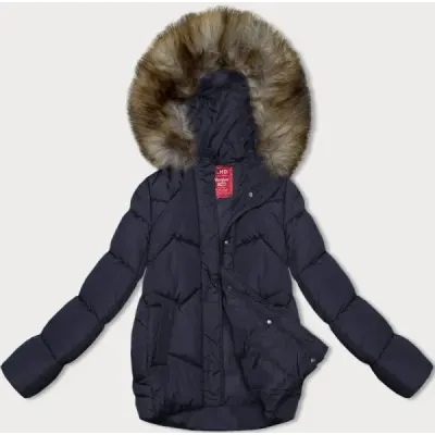 Dámská přechodná bunda MODA3002 tmavě modrá