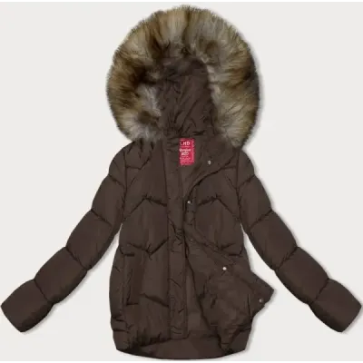Dámská přechodná bunda MODA3002 hnědá