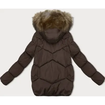 Dámská přechodná bunda MODA3002 hnědá