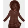 Dámská zimní bunda MODA1013 cihlová