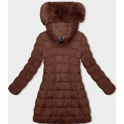 Dámská zimní bunda MODA1013 cihlová