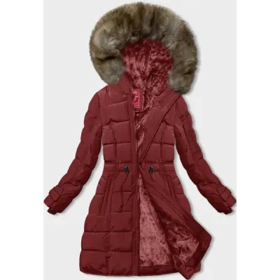 Dámská zimní bunda MODA3063 červená