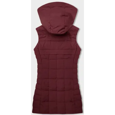 Dámská vesta MODA9096 tmavě červená