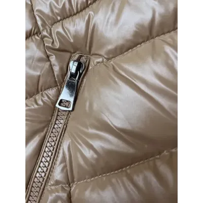 Dámská prošívaná zimní bunda MODA775 béžová