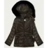 Dámská zimní bunda MODA776 hnědá