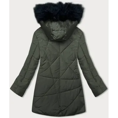 Dámská zimní bunda MODA715 khaki