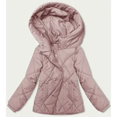 Dámská přechodná bunda MODA3175 růžová