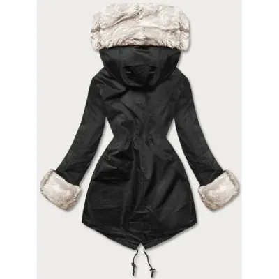 Dámská zimní bunda parka MODA3187 černá