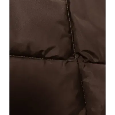 Dámská zimní bunda s límcem MODA3021 hnědá