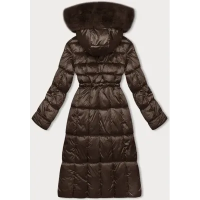 Dámská zimní bunda MODA8207 S\'WEST hnědá Dámská zimní bunda MODA8207 S\'WEST hnědá