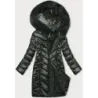 Prošívaná dámská zimní bunda MODA9100 army