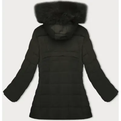 Dámská prošívaná dámská zimní bunda MODA9119 army