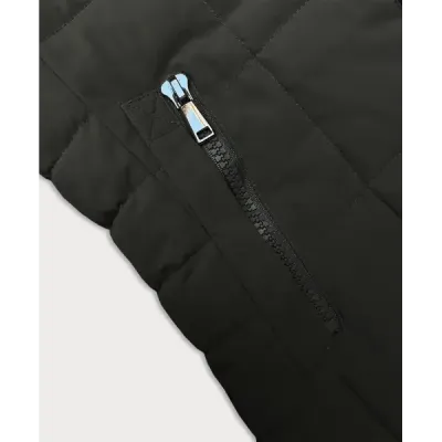 Dámská prošívaná dámská zimní bunda MODA9119 army