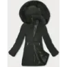 Dámská zimní bunda s kapucí MODA9121 army