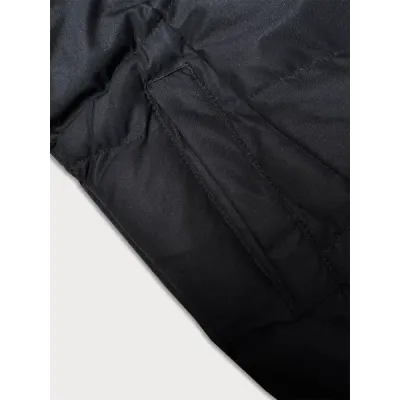 Krátká prošívaná zimní bunda MODA3153 černá