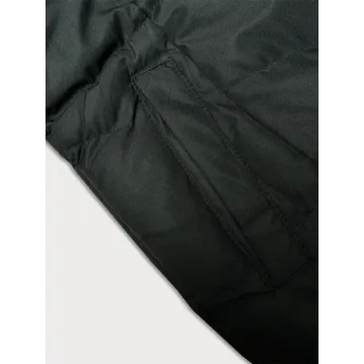 Krátká prošívaná zimní bunda MODA3153 army