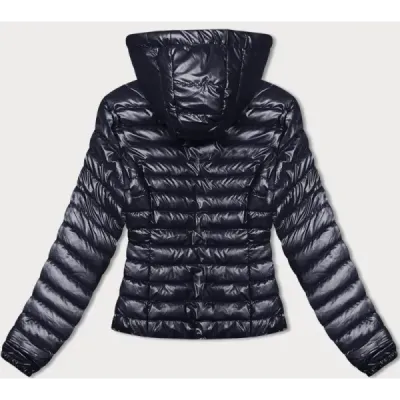 Prosívaná dámská bunda MODA9106 modrá