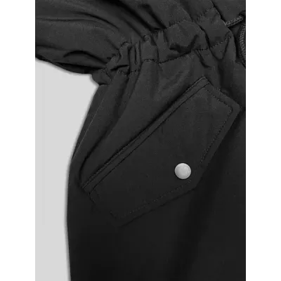 Dámská oboustranná zimní bunda MODA8085 černá