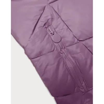 Dámská zimní bunda s kapucí MODA898 fialová