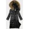 Dámská dlouhá zimní bunda MODA2203 černá